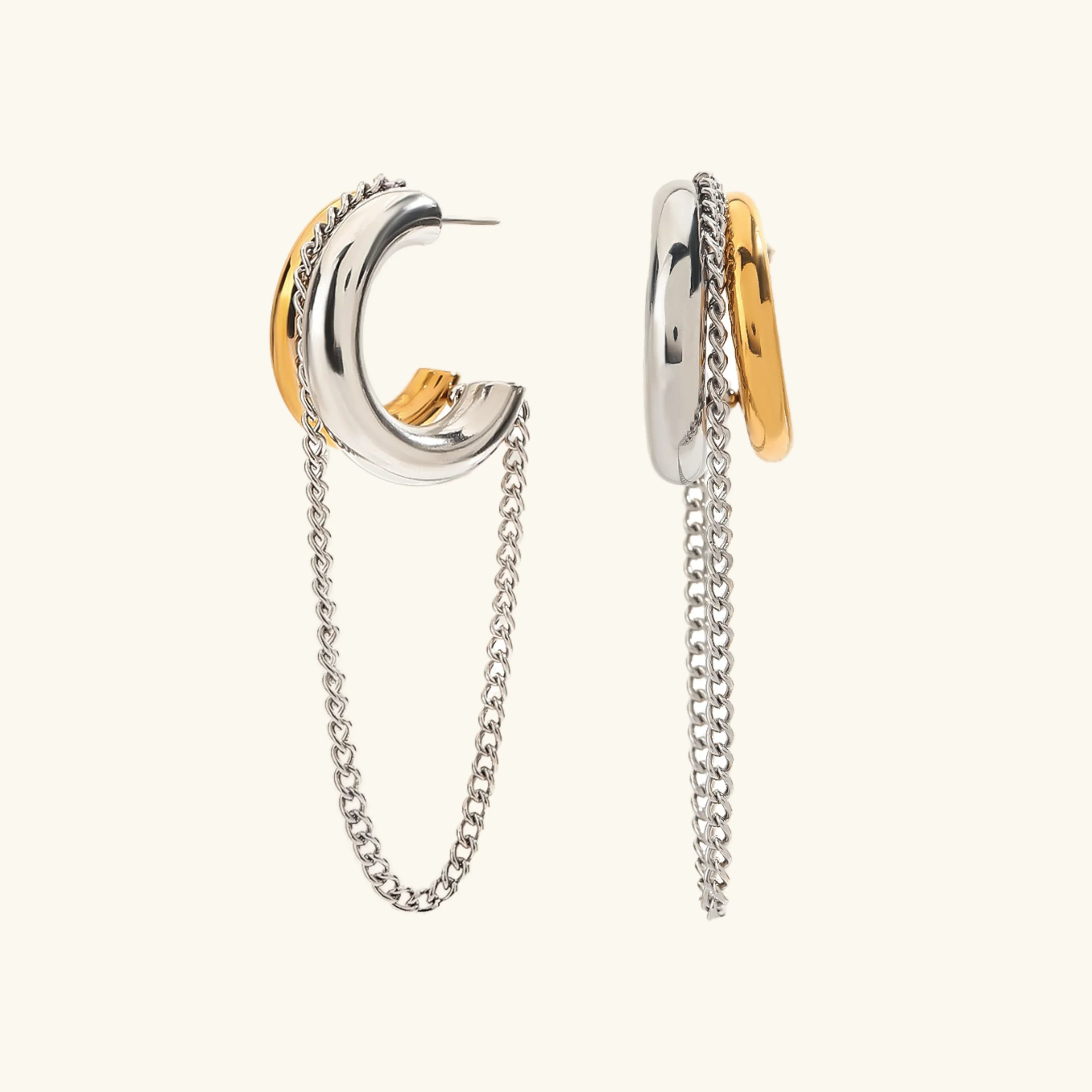 Galilea Link Chain Hoops