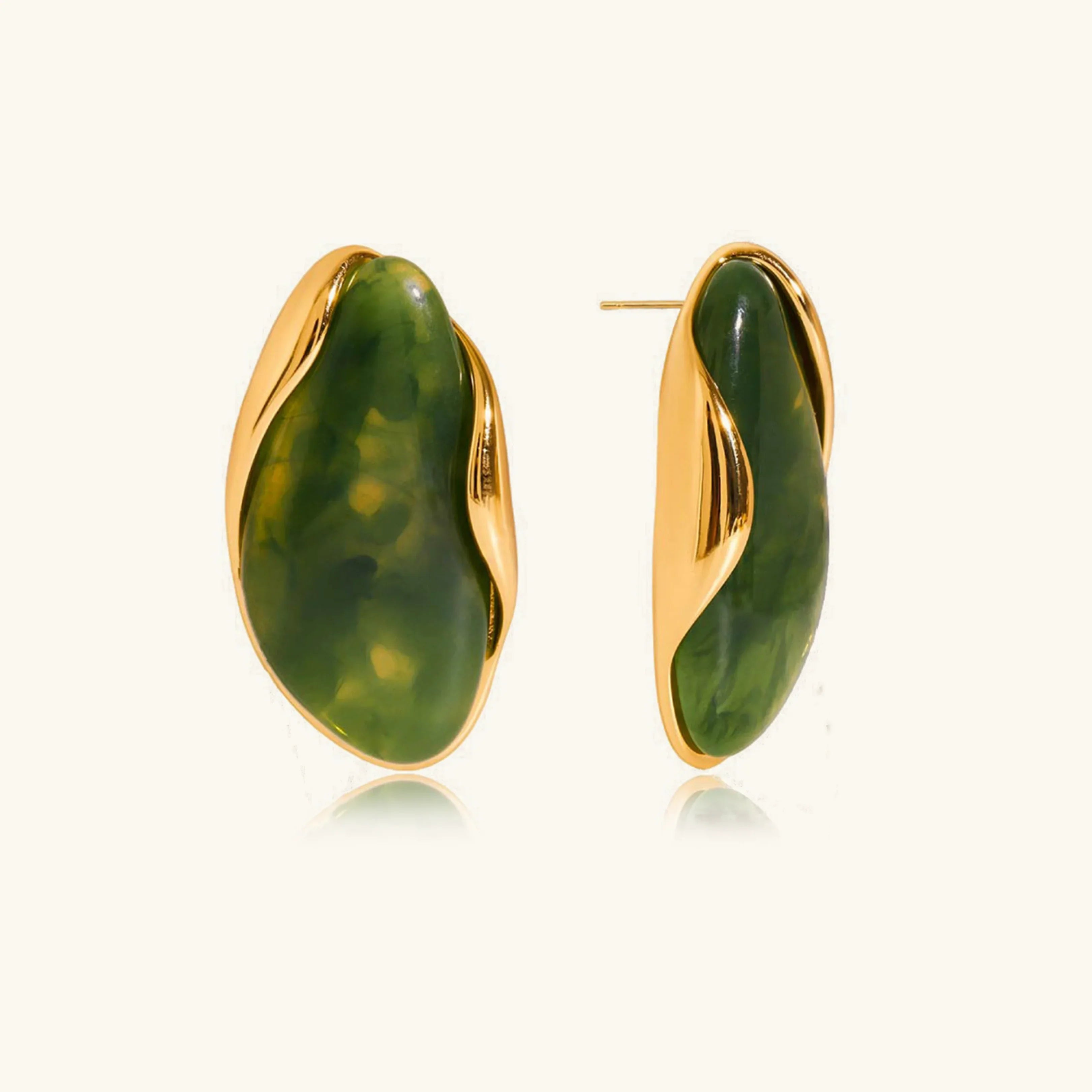 Amelise Polished Gemstone Earrings