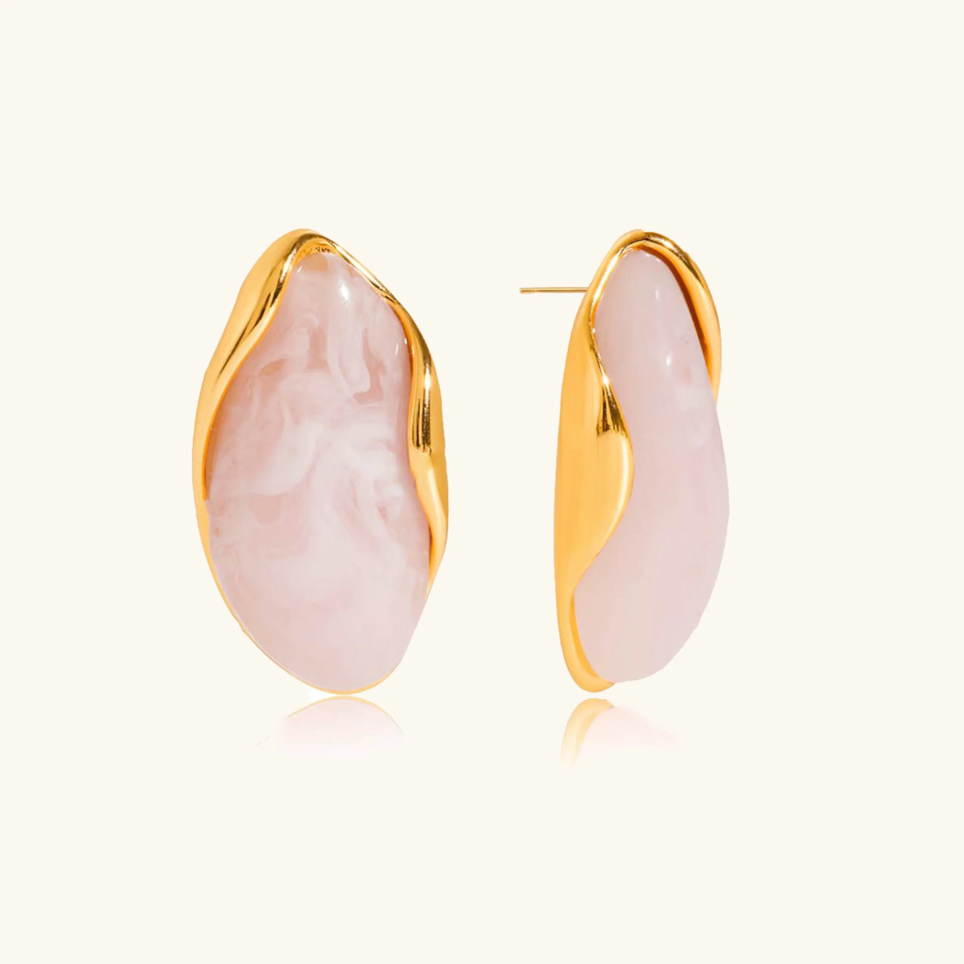 Amelise Polished Gemstone Earrings