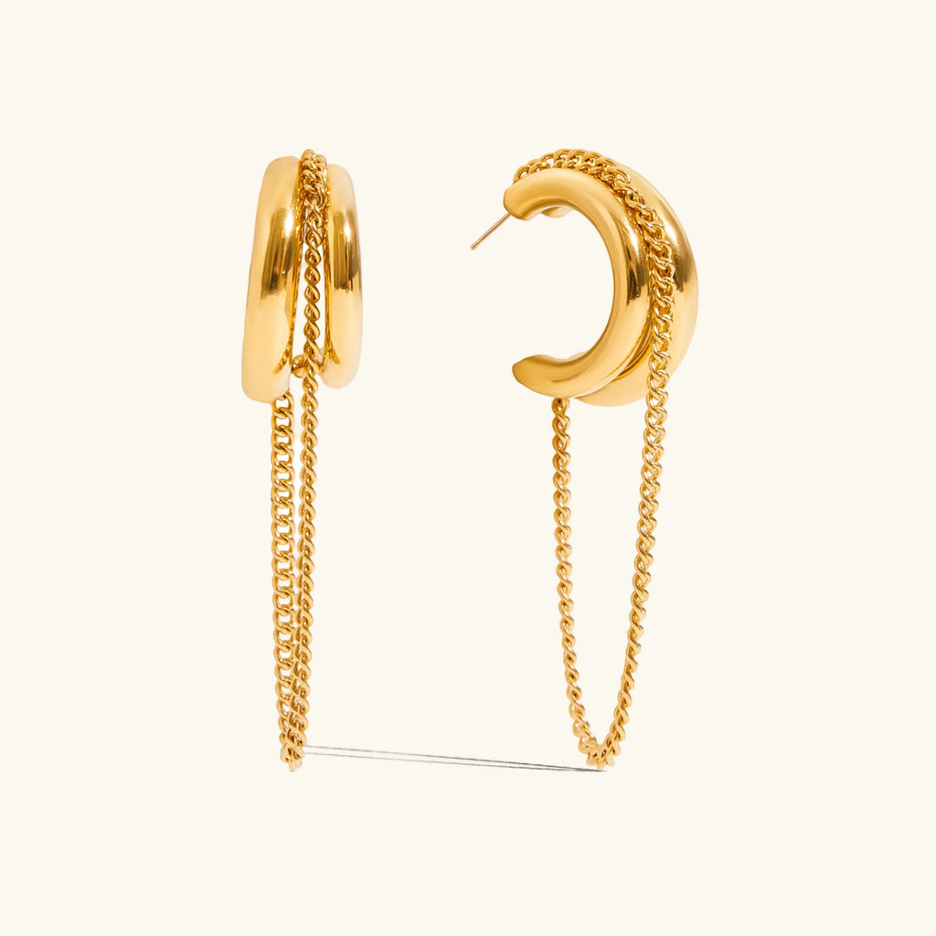 Galilea Link Chain Hoops