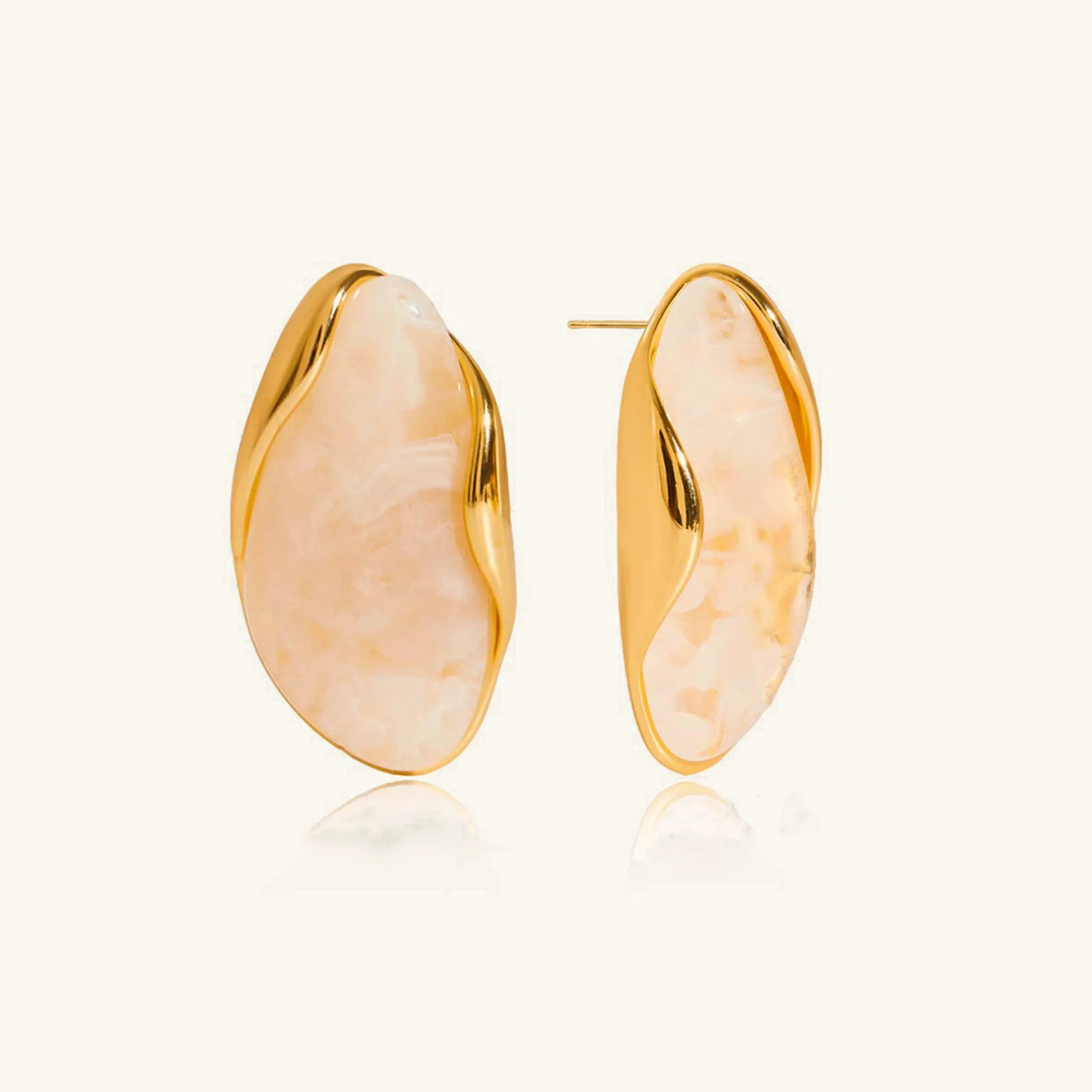 Amelise Polished Gemstone Earrings