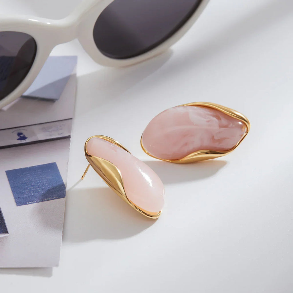 Amelise Polished Gemstone Earrings