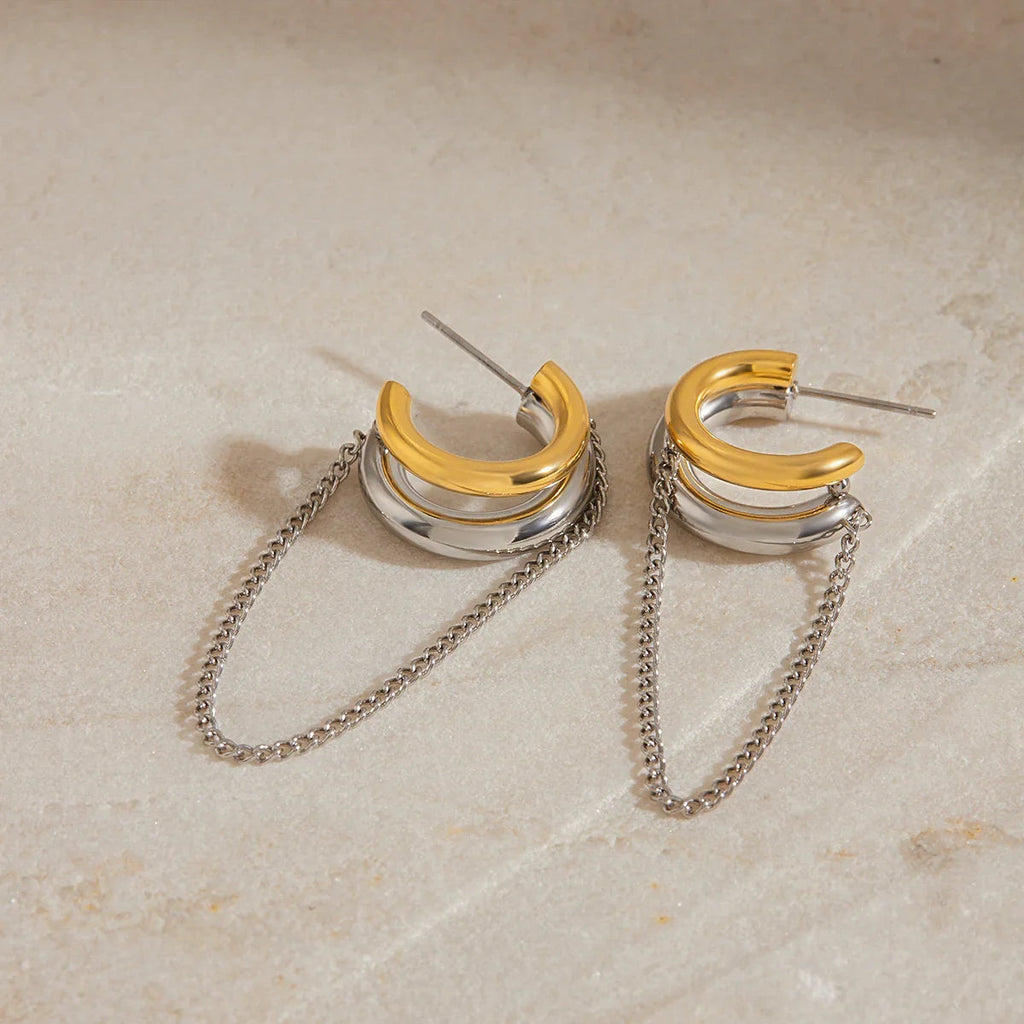 Galilea Link Chain Hoops