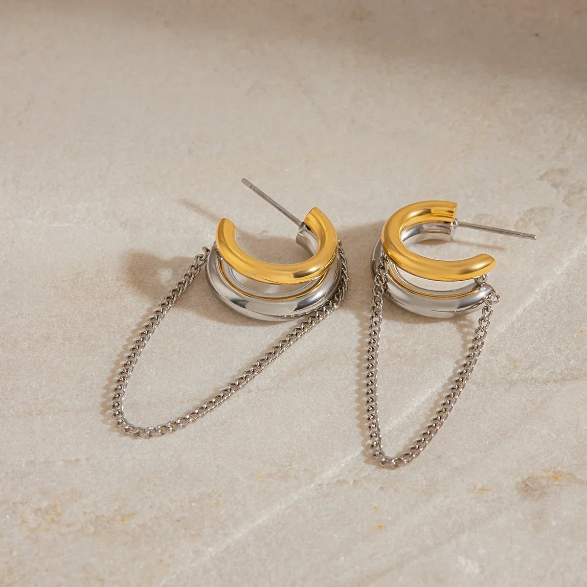 Galilea Link Chain Hoops